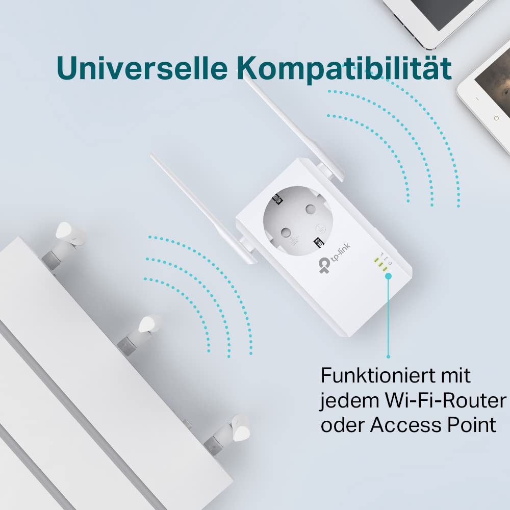 TP-Link TL-WA860RE WLAN Repeater 300 MBit/s mit Steckdose