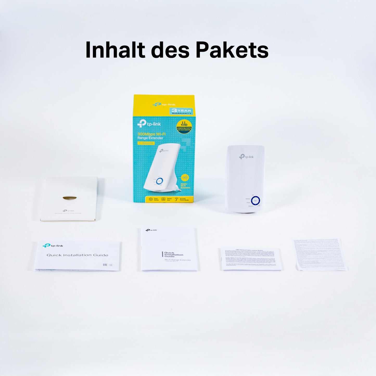 TP-Link TL-WA850RE WLAN Repeater 300 MBit/s Weiß