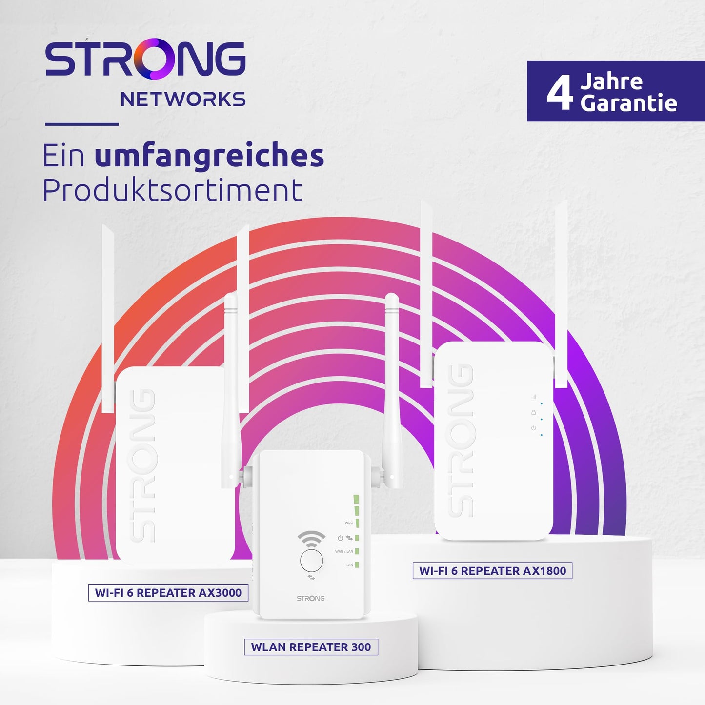 STRONG WLAN Repeater 300 v2 Signalverstärker Weiß