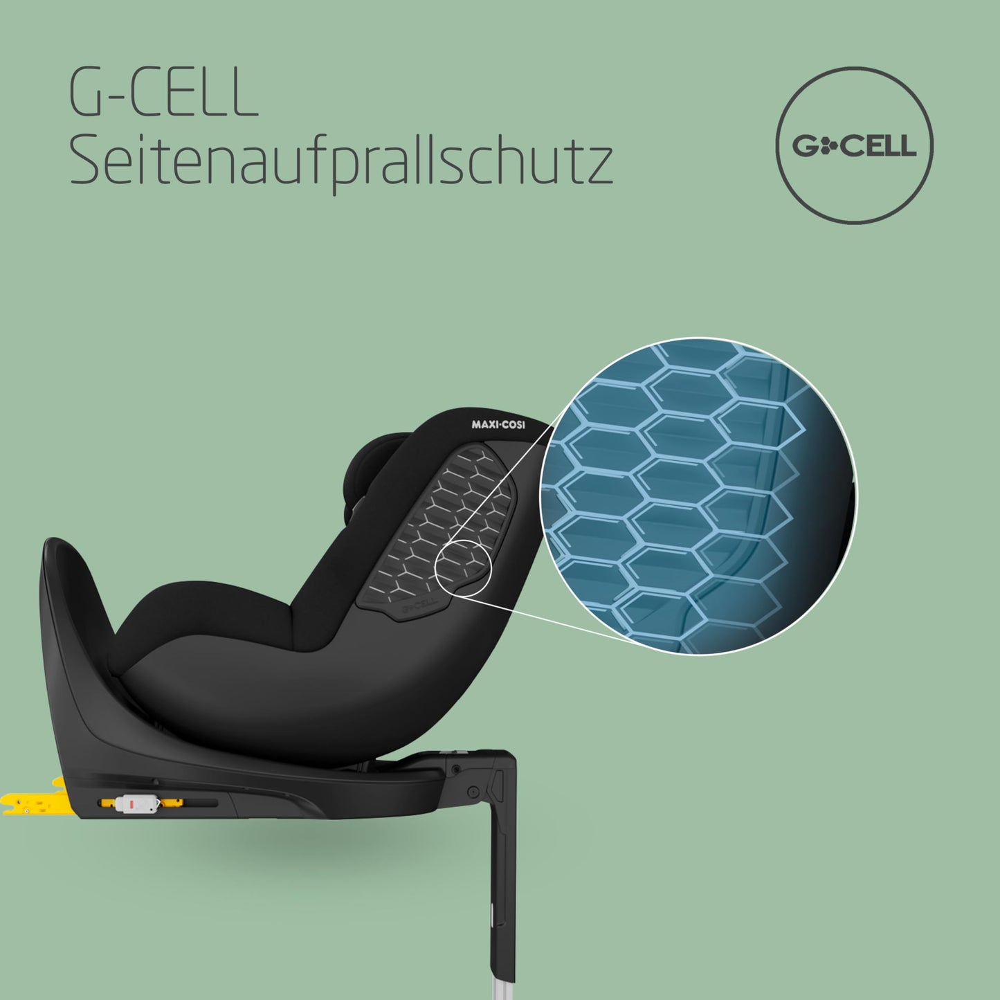 Maxi-Cosi Mica 360 S i-Size 40-105cm Isofix Kindersitz Schwarz