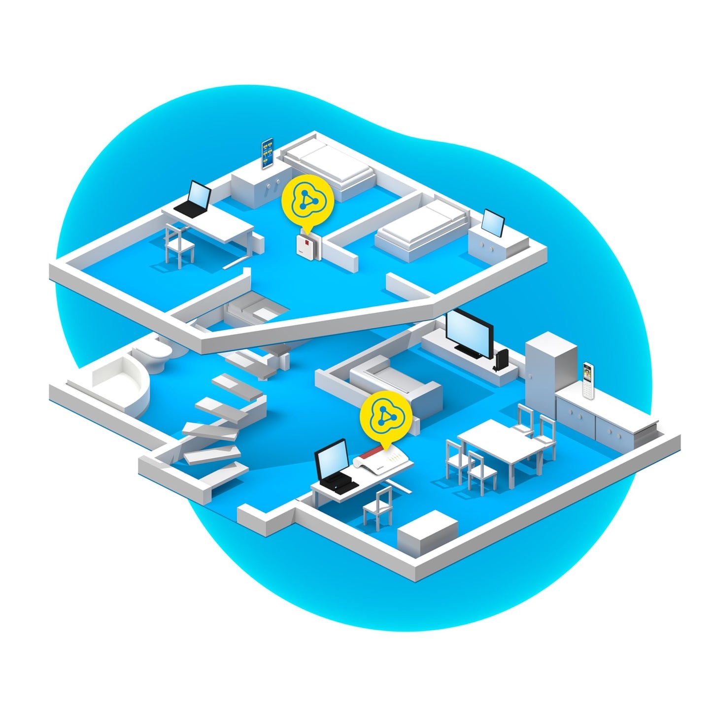 AVM FRITZ!Repeater 600 WLAN N 600 MBit/s International