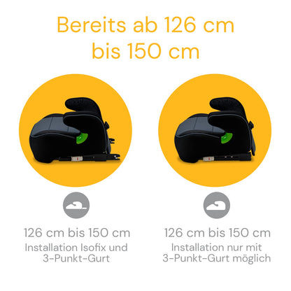 Osann Junior Isofix Sitzerhöhung 126-150cm Pixel Black
