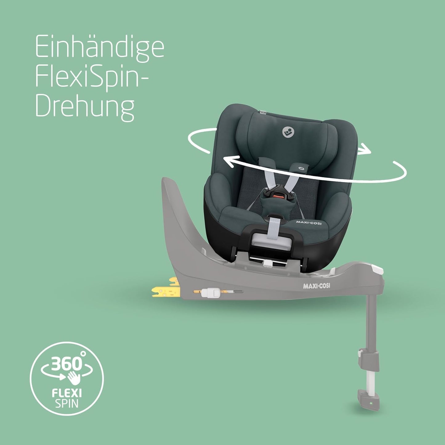 Maxi-Cosi Pearl 360 i-Size 61-105cm 360° Isofix Kindersitz Grau