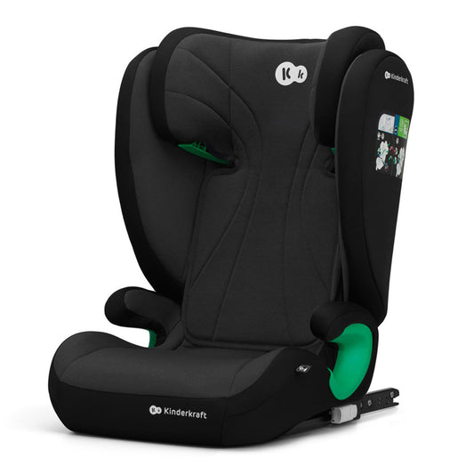 Kinderkraft Junior Fix2 i-Size 100-150cm Isofix Kindersitz Schwarz