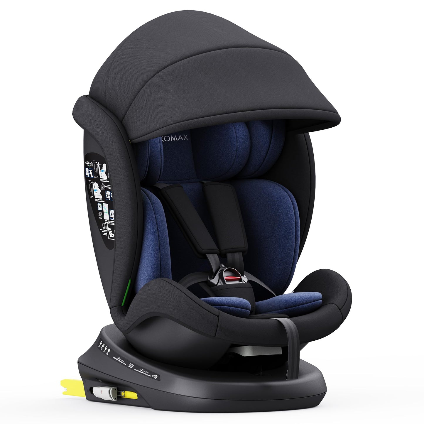 XOMAX 946i i-Size Kindersitz 0-36kg 360° Isofix Liegefunktion