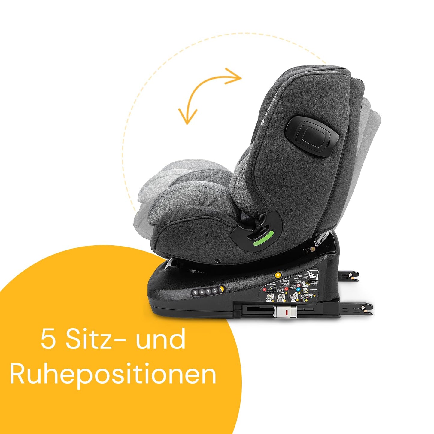 Osann Eno360 i-Size Kindersitz 40-150cm Isofix Grau