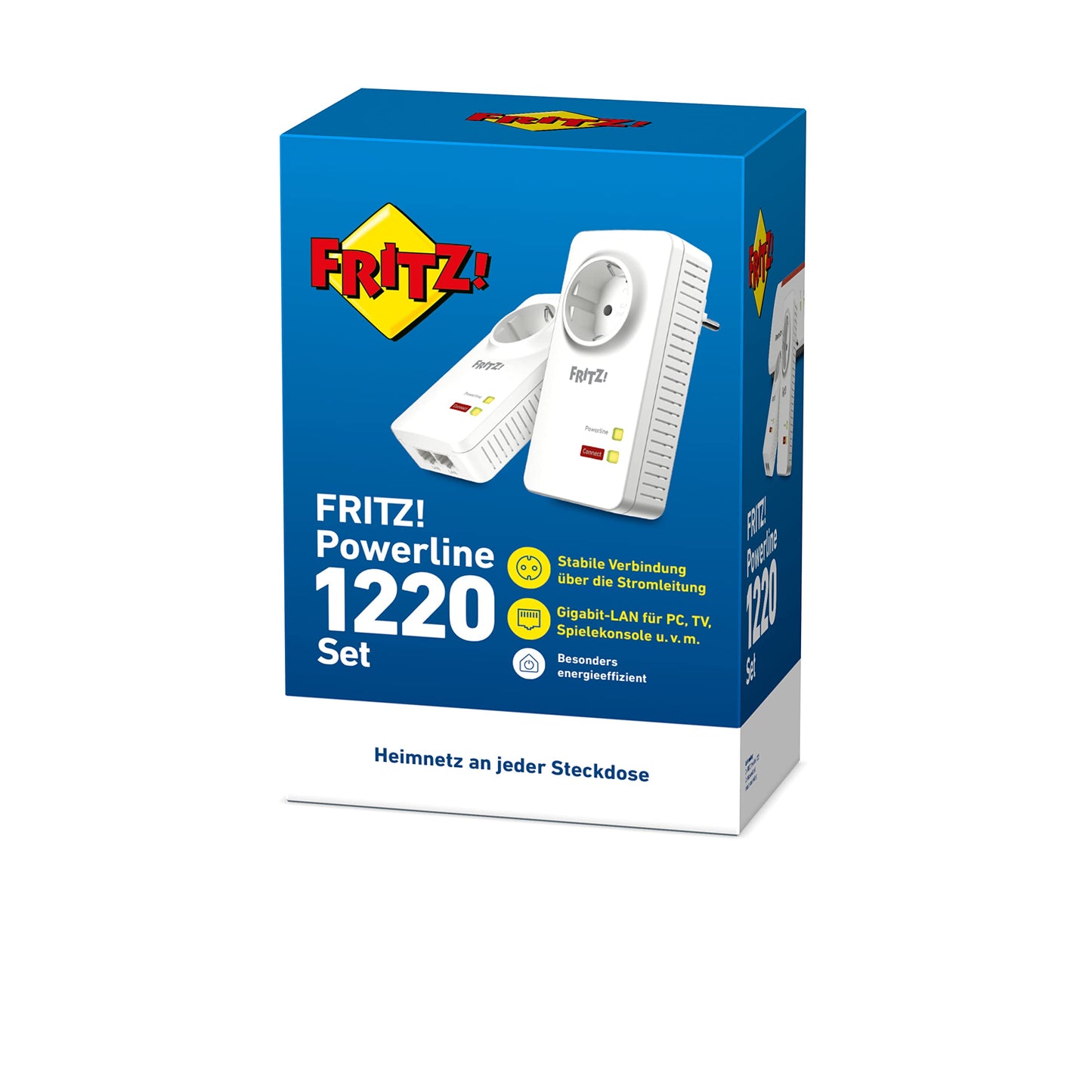 FRITZ!Powerline 1220 Set 1200 MBit/s 2x Gigabit-LAN