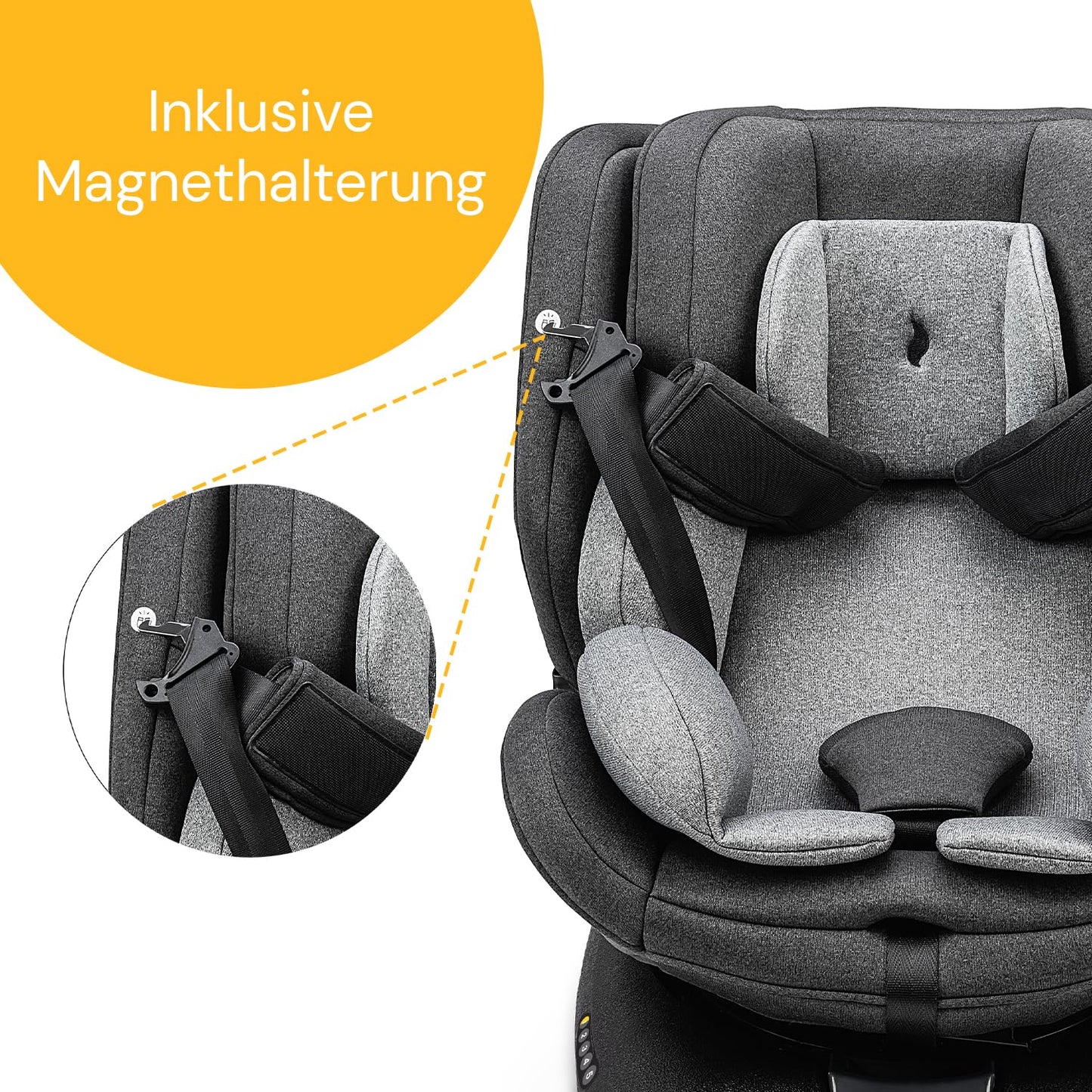 Osann Eno360 i-Size Kindersitz 40-150cm Isofix Grau