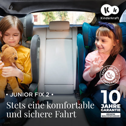 Kinderkraft Junior Fix2 i-Size 100-150cm Isofix Kindersitz Schwarz